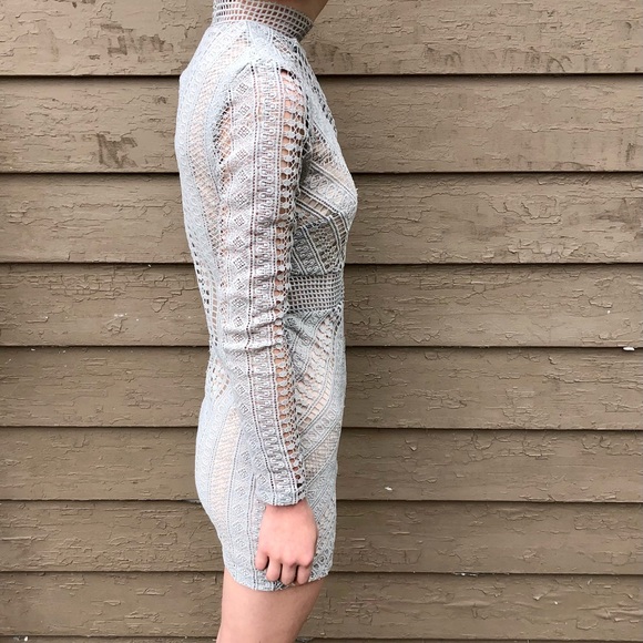 NWT! Boohoo crocheted bodycon dress! - Picture 4 of 9